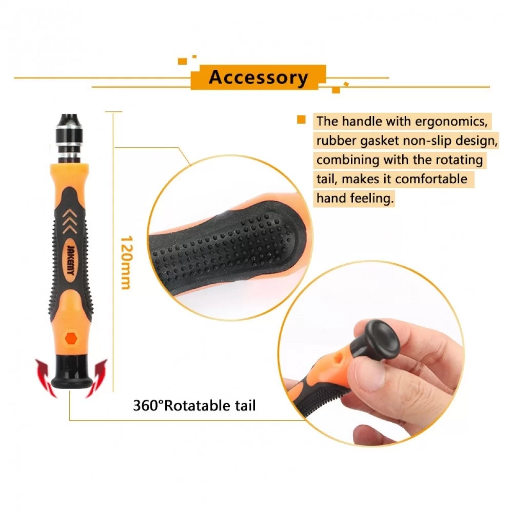 Picture of JAKEMY JM-8130 45 in 1 Interchangeable Magnetic Precision Screwdriver Set